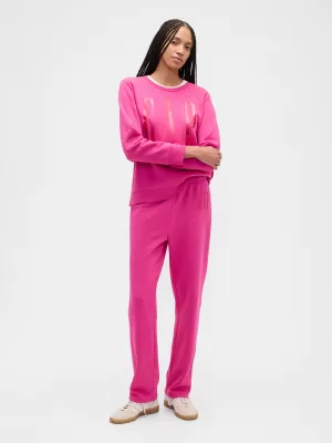 Ženske trenirke GAP LOGO SWEATPANTS 800432-02 SVETLA FUKSIJA