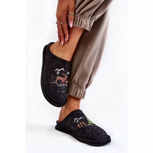  Ženski natikači BIG STAR KK276018 ČRNI/BEŽ Big Star Shoes 