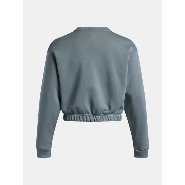  Ženski pulover UNDER ARMOUR UA RIVAL FLEECE PIPED CREW 6007035-587 MODRA 