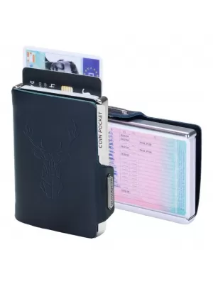 Denarnica MONDRAGHI Silhouette Modern Deer MODRA