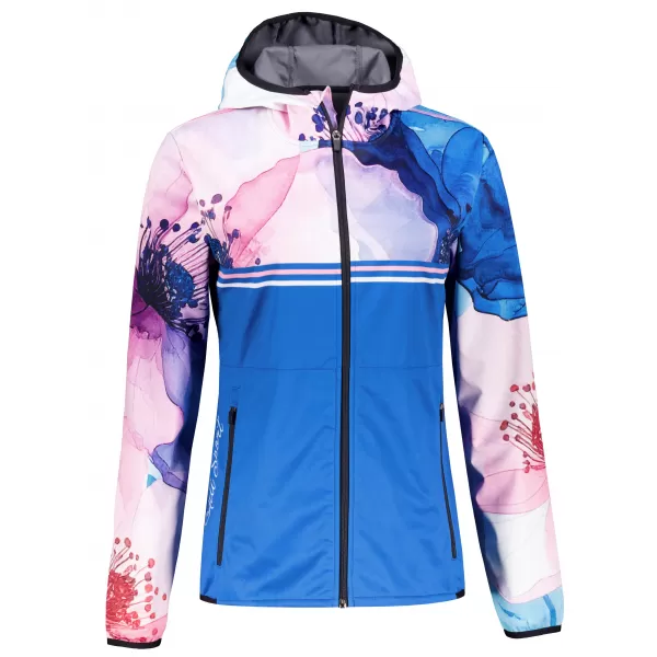  Ženska vrhunska softshell jakna ALTISPORT VOJ/ALW117JACK01 MODRA/ROZA 