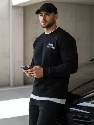 Moški pulover DSTREET BX5947 ČRNA