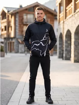 Moška vrhunska softshell jakna ALTISPORT VOJ/ALM073JACK01 ČRNA