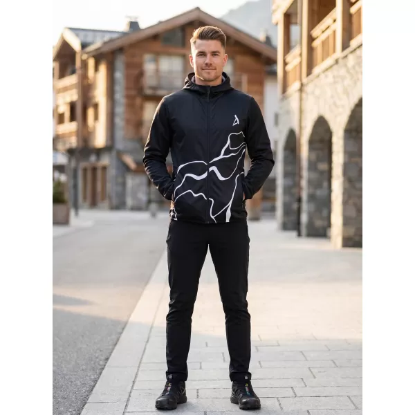  Moška vrhunska softshell jakna ALTISPORT VOJ/ALM073JACK01 ČRNA 