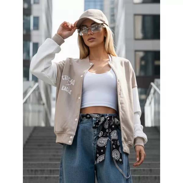  Ženska jakna DSTREET BY1209 BEŽ 