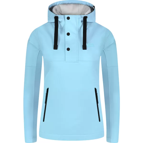  Ženska softshell jakna NORDBLANC SHOAL NBSSL8341 SVETLO MODRA 