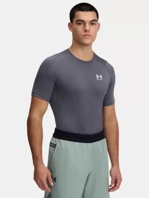 Moška majica s kratkimi rokavi UNDER ARMOUR HG ARMOUR COMP SS 1361518-025 SIVA