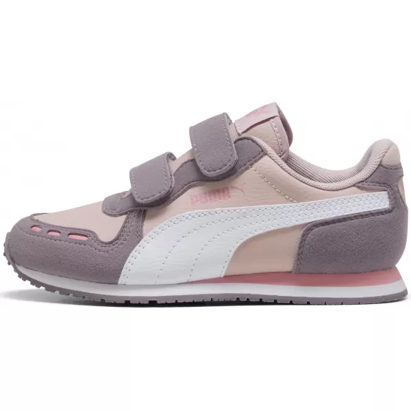  Otroški čevlji PUMA CABANA RACER SL 20 V PS 383730-22 SLEZENASTA MEGLICA/BELA/SLIVOVA MARMELADA 