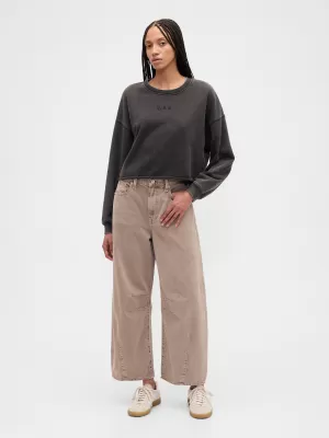 Ženski pulover GAP LOGO SWEATSHIRT 799277-01 NOČ BREZ MESECA