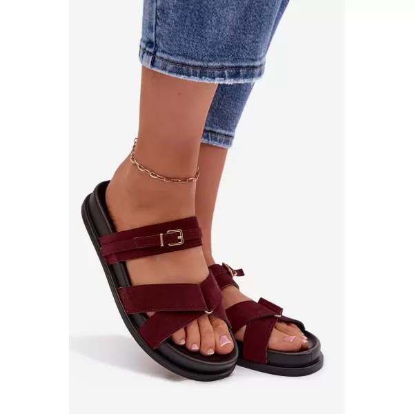  Ženski copati BOTO SELORINA 41592 BORDO 