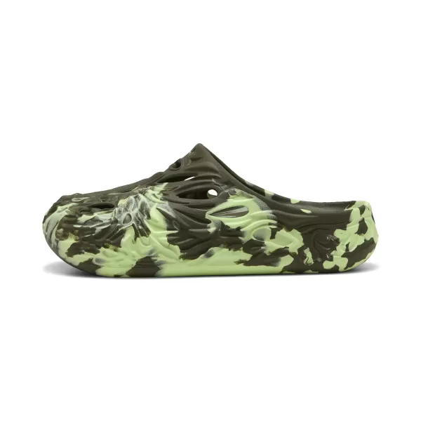  Copati PUMA MB.04 SLIDE 397665_14 TEMNO OLIVNO/GAZIRANO SVETLO 