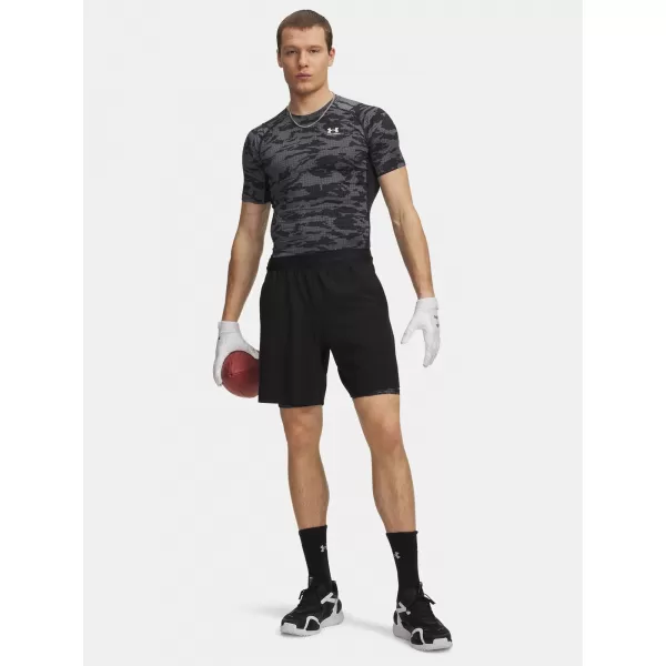  Moške kratke hlače UNDER ARMOUR HG PRINTED LNG SHORT 6009658-001 ČRNA 