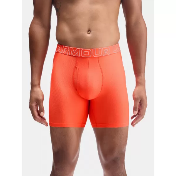  Moške boksarice UNDER ARMOUR UA PERFORMANCE TECH MESH - SOLID 6IN - 1383884-690 RDEČA 