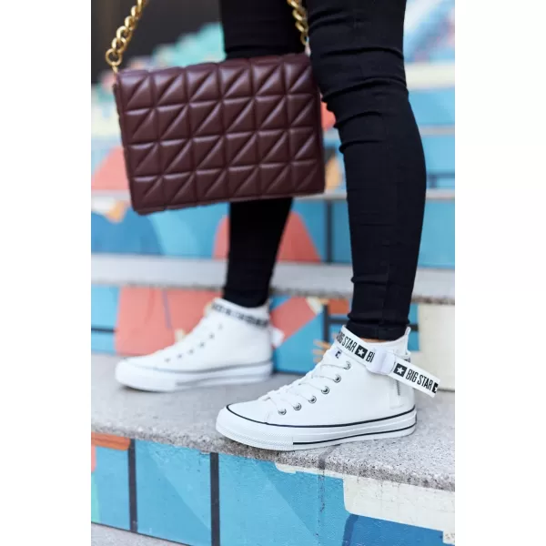  Ženske superge BIG STAR GG274027 WHITE Big Star Shoes 