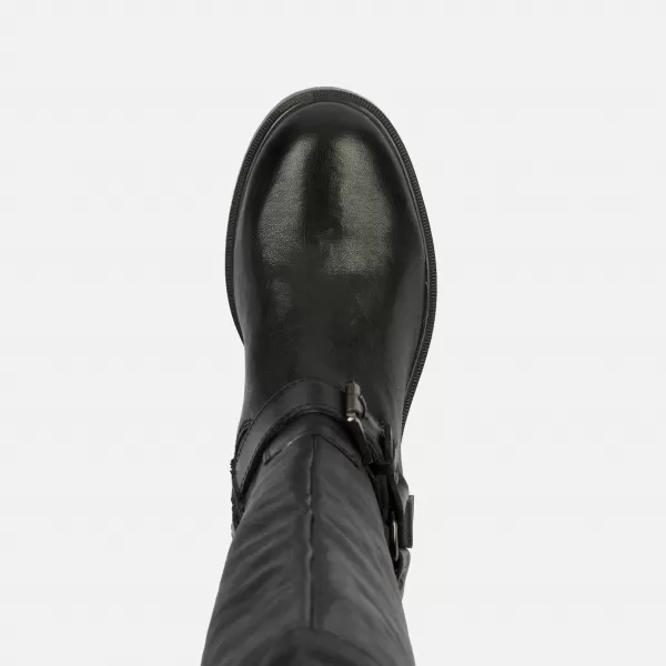  Ženski škornji GEOX CATRIA G015022 ČRNA 