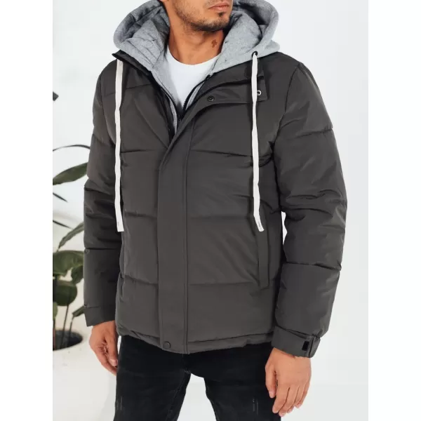  Moška jakna DSTREET TX5103 TEMNO SIVA 