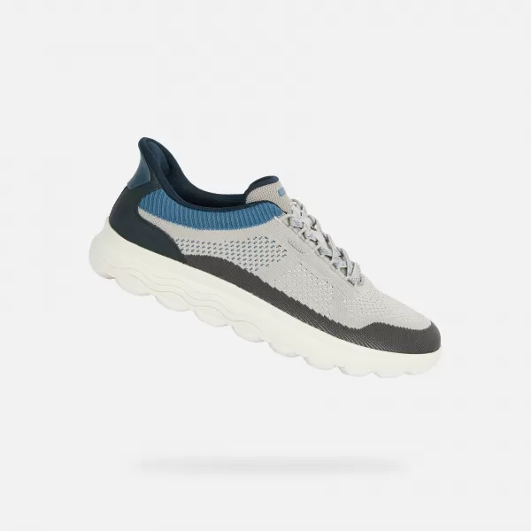  Moške superge GEOX SPHERICA PLUS FAST IN G014664 SIVA 