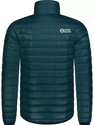 Moška prešita jakna NORDBLANC BURROW NBWJM8261 TEMNO ZELENA