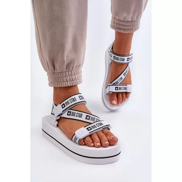  Ženski čevlji BIG STAR NN274A526 WHITE Big Star Shoes 