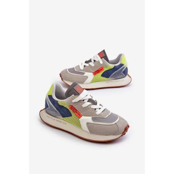  Moške superge BIG STAR NN174344 GREY Big Star Shoes 