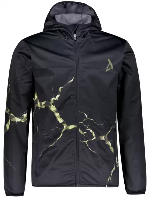 Moška vrhunska softshell jakna ALTISPORT VOJ/ALM129JACK01 ČRNA/VOJAŠKA
