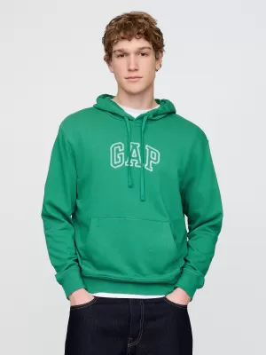 Moški pulover GAP LOGO PULLOVER HOODIE 708409-01 IRSKA DETELJA