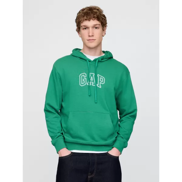  Moški pulover GAP LOGO PULLOVER HOODIE 708409-01 IRSKA DETELJA 