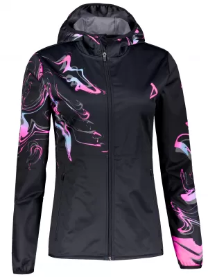 Ženska vrhunska softshell jakna ALTISPORT VOJ/ALW064JACK01 ČRNO ROZA