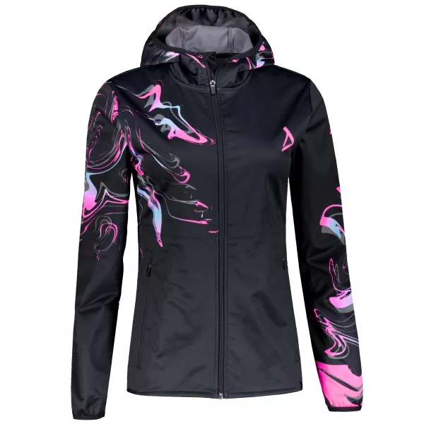  Ženska vrhunska softshell jakna ALTISPORT VOJ/ALW064JACK01 ČRNO ROZA 