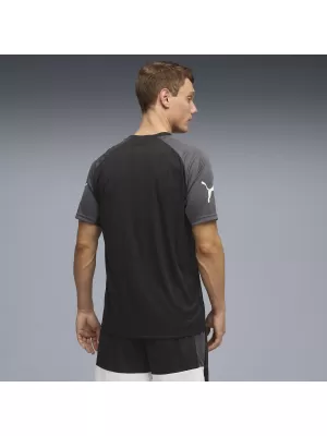 Moška funkcionalna majica PUMA INDIVIDUALLIGA GRAPH JERSEY 660578_03 PUMA ČRNA/PUMA BELA