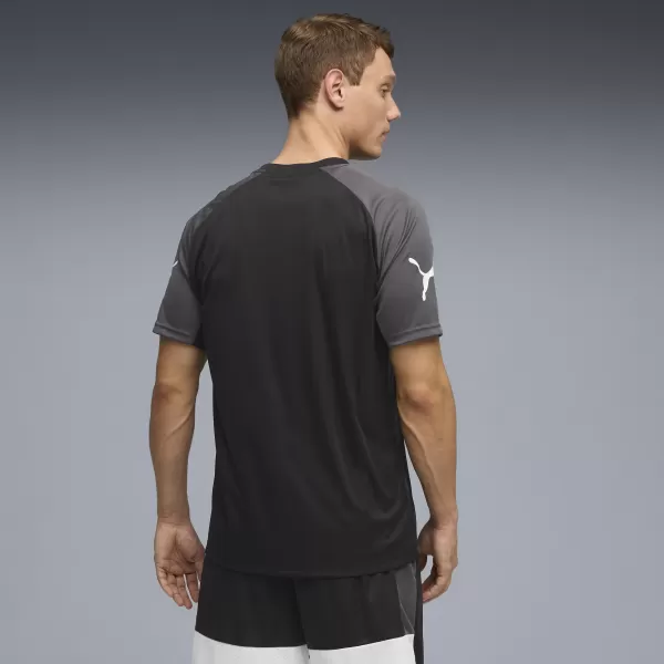  Moška funkcionalna majica PUMA INDIVIDUALLIGA GRAPH JERSEY 660578_03 PUMA ČRNA/PUMA BELA 