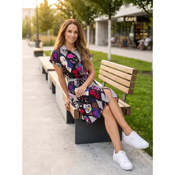  Obleka ALTISPORT HANNYA ČRNO/BELO 