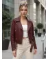 Ženska jakna DSTREET TY5640 RDEČA