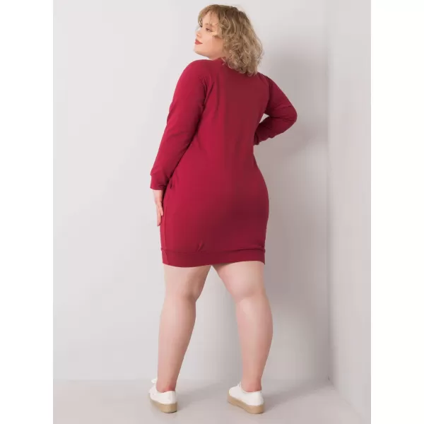  Obleka BASIC FEEL GOOD RV-SK-6296.99 BORDO 