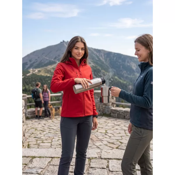  Ženska softshell jakna ALTISPORT NoPrint NP/ALW945 RDEČA 