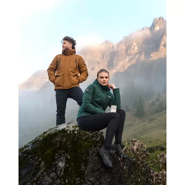  Moška zimska jakna NORDBLANC FYRN NBWJM8257 PUŠTÍKOVA RJAVA 