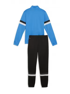 Otroški komplet PUMA TEAMRISE TRACKSUIT JR 658655_02 IGNITE BLUE/ IGNITE BLUE/PUMA BLACK