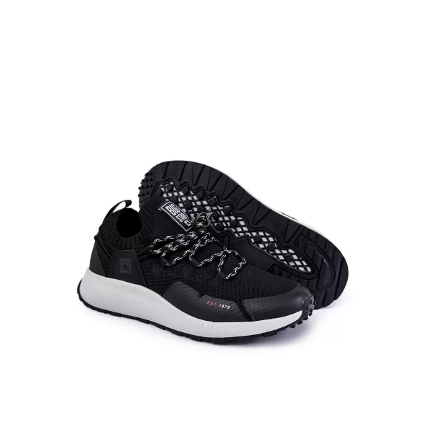  Moški čevlji BIG STAR KK174015 BLACK Big Star Shoes 