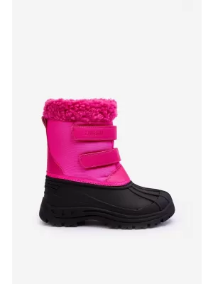 Otroški zimski čevlji BIG STAR MM374112 FUCHSIA/BLACK Big Star Shoes