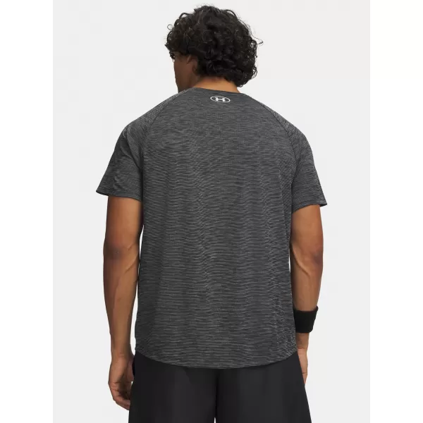 Moška majica s kratkimi rokavi UNDER ARMOUR TECH TEXTURED SS 1382796-001 ČRNA 