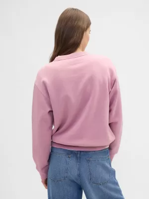 Ženski pulover GAP CREW SWEATSHIRT 554936-63 LILA ROZA