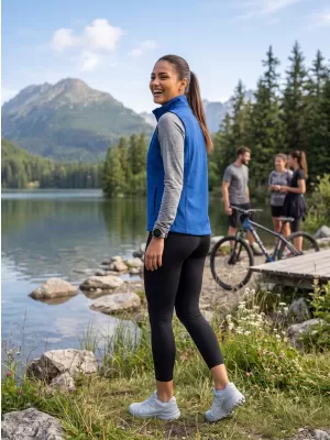 Ženski softshell telovnik ALTISPORT NoPrint NP/ALW965 KRALJEVSKO MODRA