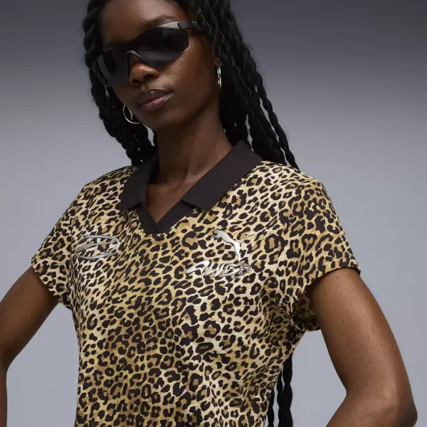  Ženska majica s kratkimi rokavi PUMA X A$AP ROCKY BABY TEE 636099-05 TOPLA BEŽ/AOP 