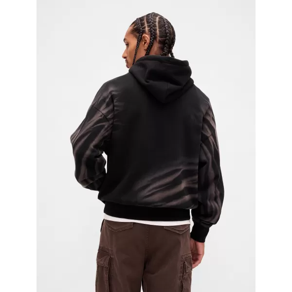 Moški pulover GAP CORP LOGO HOODIE PULLOVER 851641-01 ČRNA 