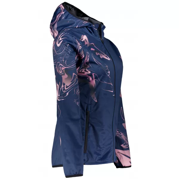  Ženska vrhunska softshell jakna ALTISPORT VOJ/ALW064JACK01 MODRO ROZA 