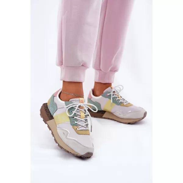  Ženski čevlji BIG STAR RR274244 YELLOW/GREY Big Star Shoes 