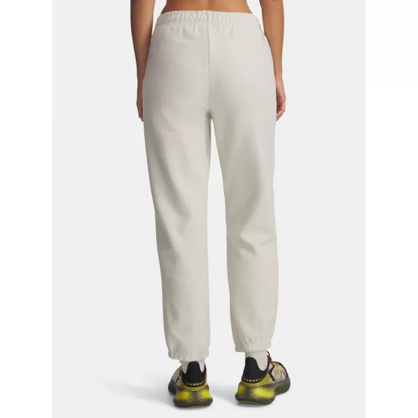  Ženske trenirke UNDER ARMOUR ICON TERRY VARSITY JOGGER 6004858-110 BELA 