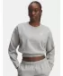 Ženski pulover UNDER ARMOUR UA RIVAL FLEECE PIPED CREW 6007035-011 SIVA