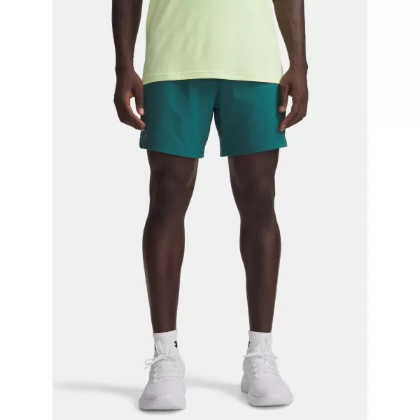  Moške kratke hlače UNDER ARMOUR VANISH WOVEN 6IN SHORTS 1373718-338 ZELENA 