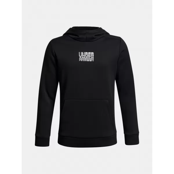  Fantovski pulover UNDER ARMOUR UA ARMOUR FLC RETRO GRPHC HD 6003812-001 ČRNA 